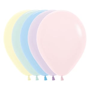 10 Pastel Balloons Mix, Chalk Pastel Balloons Mix, Pastel Party Decor, Birthday Balloon Decoration, First Birthday Decor, Party Balloons