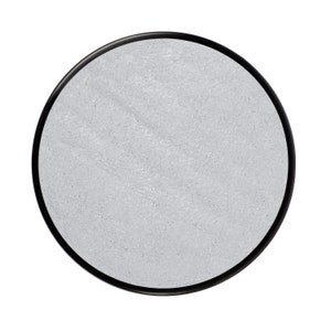 Snazaroo Metallic Silver Colour 18ml, Face Paint, Pro Face Paint, Skin Friendly, Face and Body Paint, Face and Body Colouring