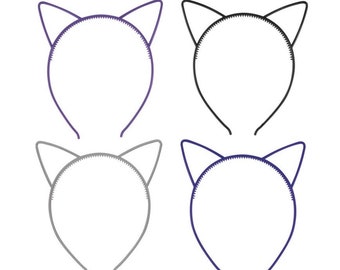 4 Cat Ear Headbands, Cat Costume Accessories, Halloween Costumes, Halloween Party, Party Favours, Cat Ears, Party Costume Accessories