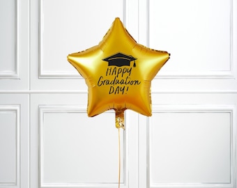 Abschlussparty-Ballon, Abschlussfeier, Abschlussballons, Abschlussfeier, Glückwunsch, Happy Graduation Day Folienballon