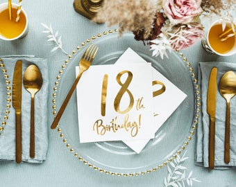 Runner Tavolo Compleanno 18 Anni - Decorazione Festa Lavabile, 33x183 Cm | Tovagliolo Tavola Festivo - Foto 6