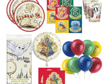 Wizard Party Supplies, Wizard Birthday Party Plates, Napkins, Cups, Tablecloth, Boys, Girls Birthday Party Decor, Wizard Party Decorations
