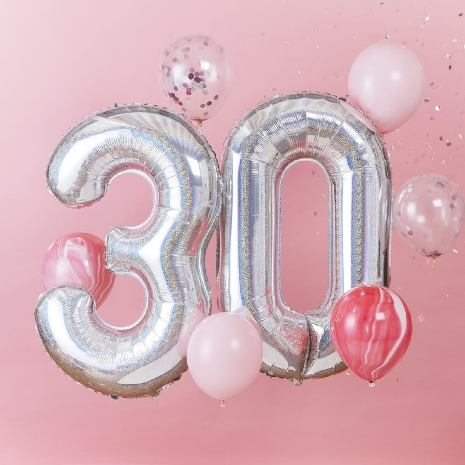 30th Birthday Balloon Bundle 30th Birthday Balloons 30th Etsy