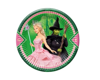 8 Wicked Party Paper Plates 23 cm. | Girls Birthday Party Tableware