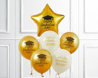 Abschlussparty-Ballon-Set, Abschlussfeier, Abschlussballons, Abschlussfeier, Glückwunsch, alles Gute zum Abschlusstag, Abschluss 2024