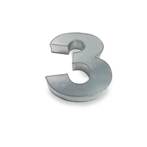 Small Number 3 Cake Pan, Baking Tin for Birthday, Wedding, Anniversary Cakes, Reusable Metal Cake Mould, 3rd Birthday Cake Baking Decor