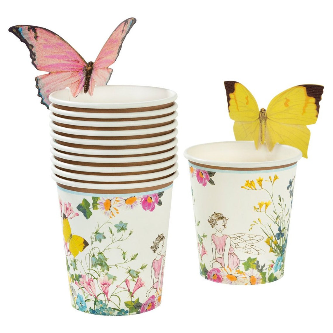 12 Truly Fairy Paper Cups With Butterfly Detail Fairy Party - Etsy UK