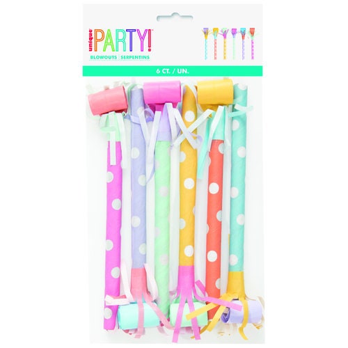 Creative Converting Art Party Party Blowers 24 ct