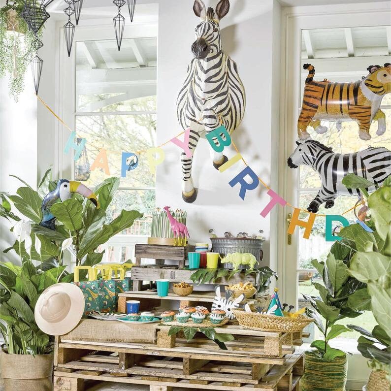 20 Party Animals Napkins Zoo Party Napkin Jungle Animal Etsy UK