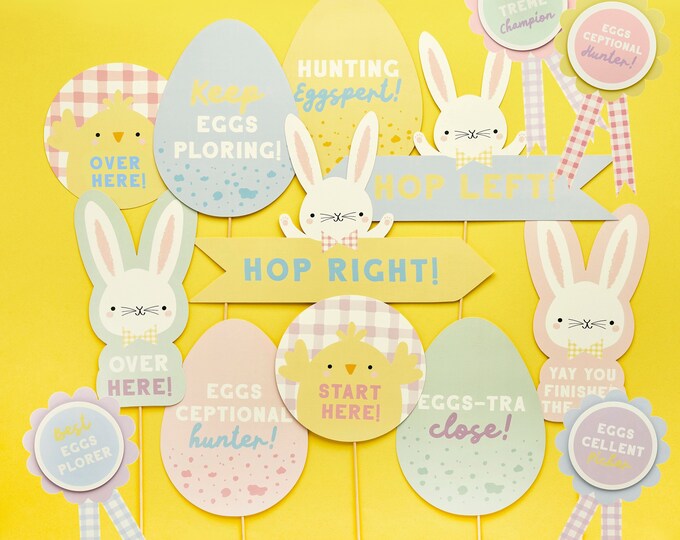11 Piece Easter Egg Hunt Kit - Etsy