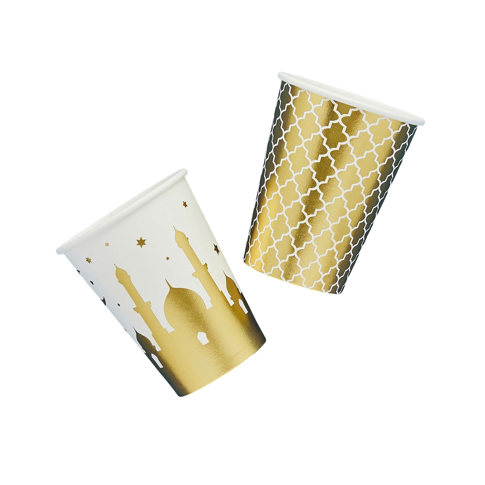 8 Eid Paper Cups Eid Mubarak Celebration Supply Ramadan Eid | Etsy