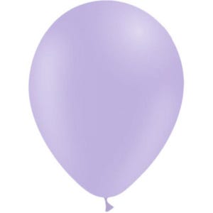 50 Matte Pastel Lilac Latex Balloons 11 inch | Premium Decotex Balloons for Birthday, Baby Shower, Party Decoration | Air or Helium Use