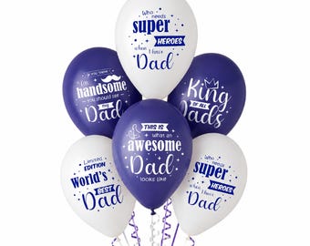 Ballonboeket voor vaders, verjaardagsversieringen voor vaders