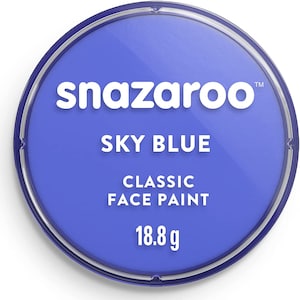 Snazaroo Face and Body Paint 18ml, Face Paint, Snazaroo Face Paint, Costume Accessories, Face Paint, Face and Body Colouring Sky Blue