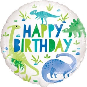 Dinosaur Party Pack, Dinosaur Birthday, Dinosaur Party Decorations, Dinosaur Party Supplies, T-Rex Party, Kids Birthday Party Decor Foil Balloon