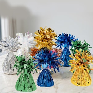 Fringed Foil Balloon Weight (170 grams) 6 in a pack