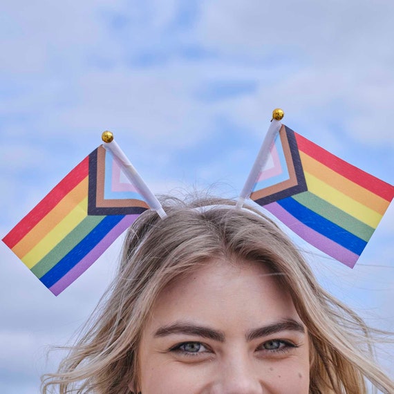 Rainbow Flags Headband Rainbow Flags Headband