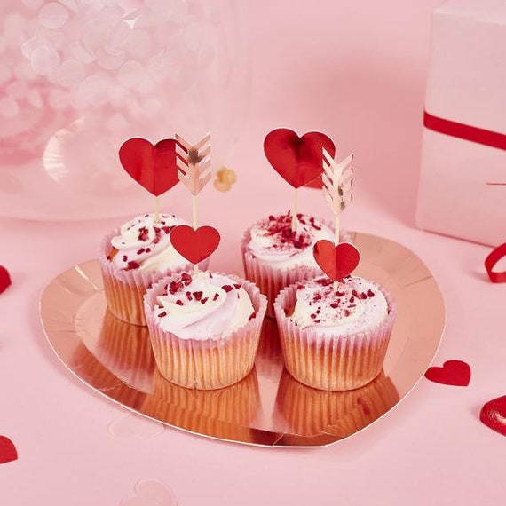 Rose gold cheap cake plates