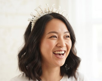 Mummy Pearl Headband, Gift for New Mom