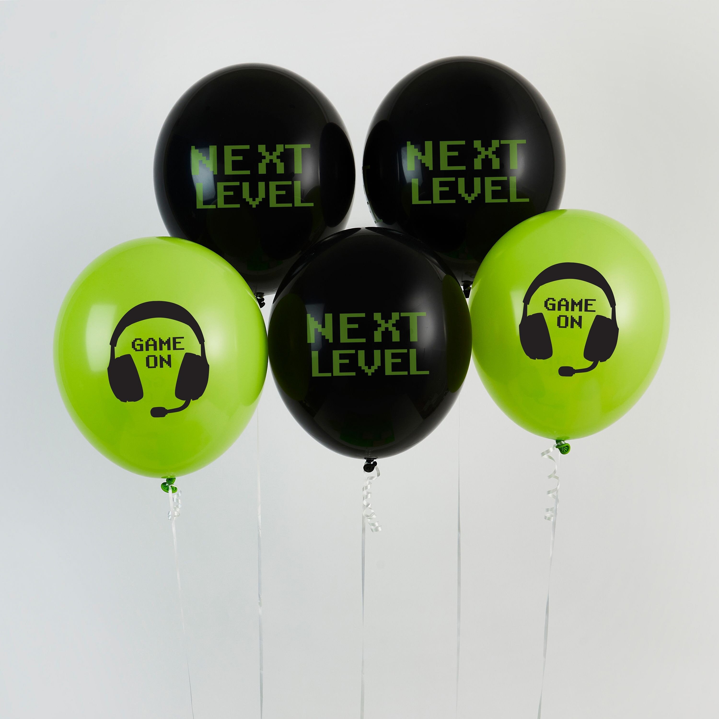 Palloncini In Lamina Tema Videogiochi Per Feste - Set Da 7, Decorazioni Compleanno Bambini - copertina