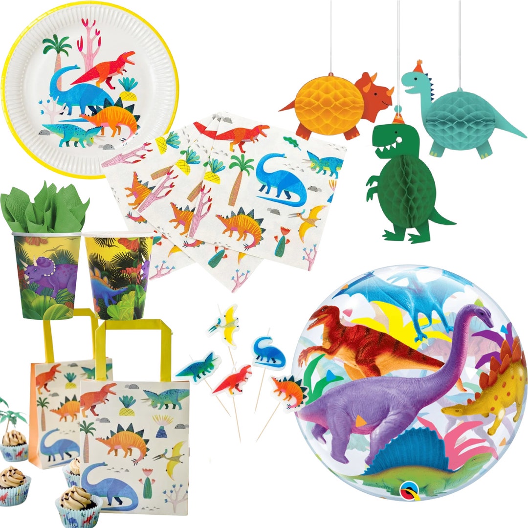 Dinosaur Party Pack, Dinosaur Birthday, Dinosaur Party Decorations, Dinosaur Party Supplies, T