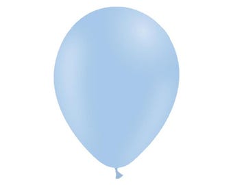 Pastel Blue Latex Balloons | Matte Finish, 11 inch, 50 Pack