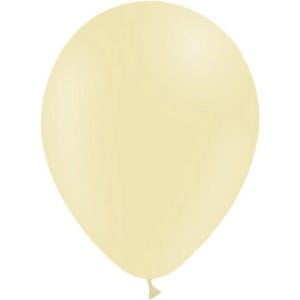 50 Matte Pastel Yellow Latex Balloons 11 inch | Premium Decotex Balloons for Birthday, Baby Shower, Party Decoration | Air or Helium Use