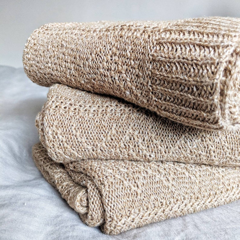 LINEN baby blanket baby swaddle blanket summer Etsy