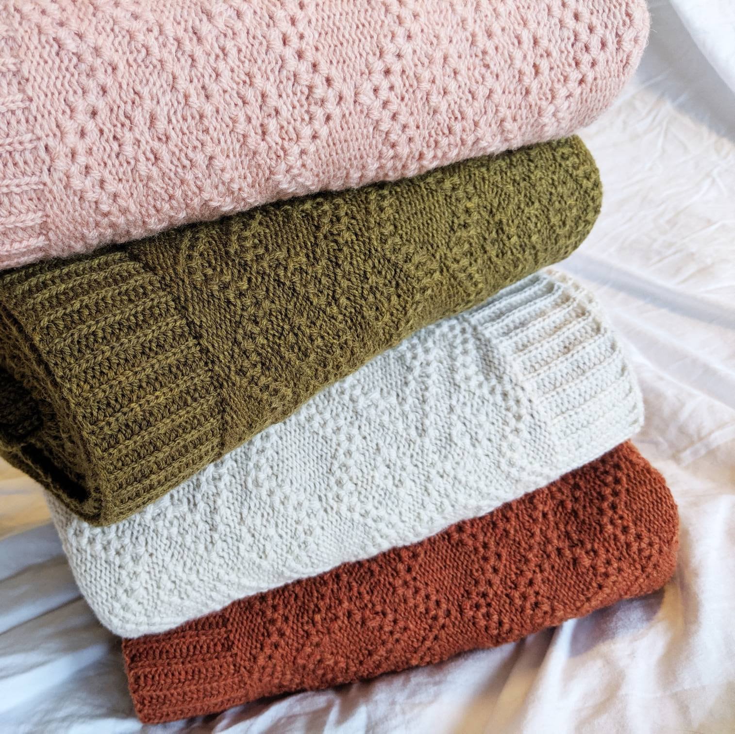 JUNIPER Pure Merino Wool Knitted Baby Blanket Etsy Australia