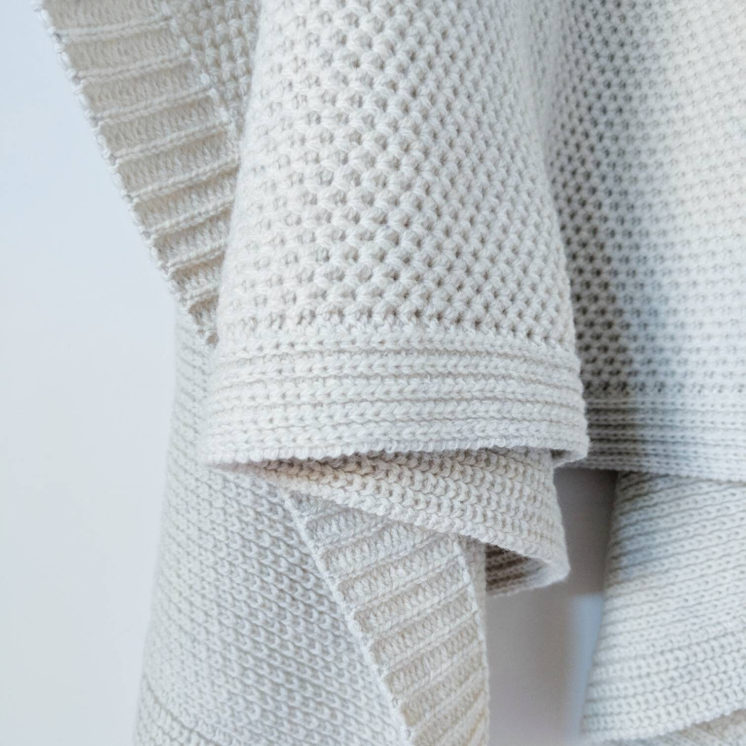 MOSS pure merino wool cot blanket Etsy