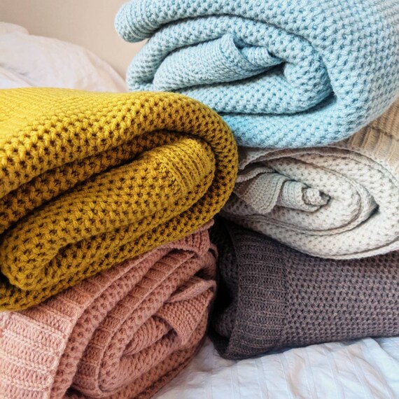 pure wool cot blanket