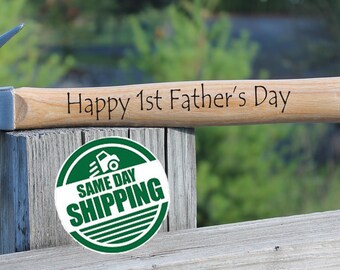 first fathers day gift from son, personalized hammer, first fathers day gift from daughter, new dad fathers day gift, first fathers day gift