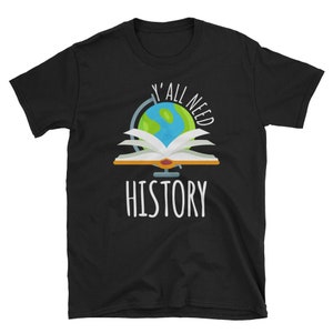 Y'all Need History T Shirt For History Teacher and Students School Daycare Elementary Middle School High School Back To School Backpack image 1