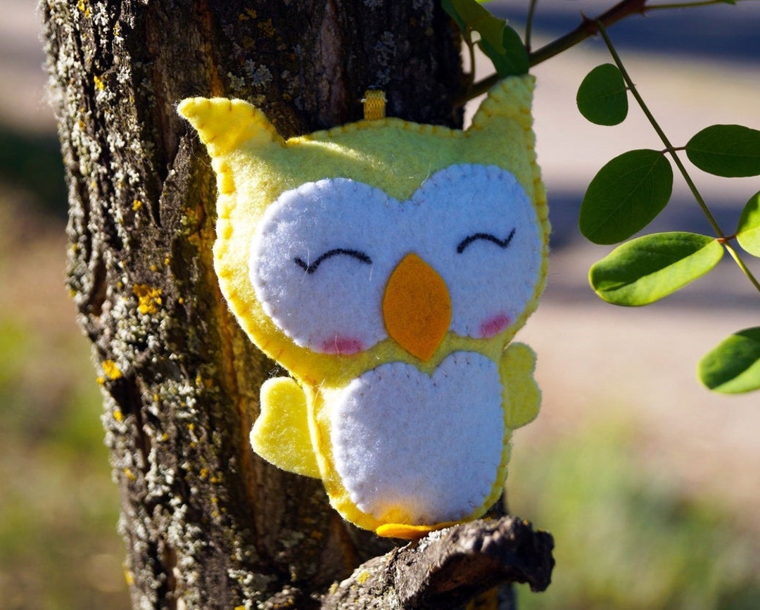 Cute Accessory Miniature Toys Owl Gift Owl Keychain Toddler Gift