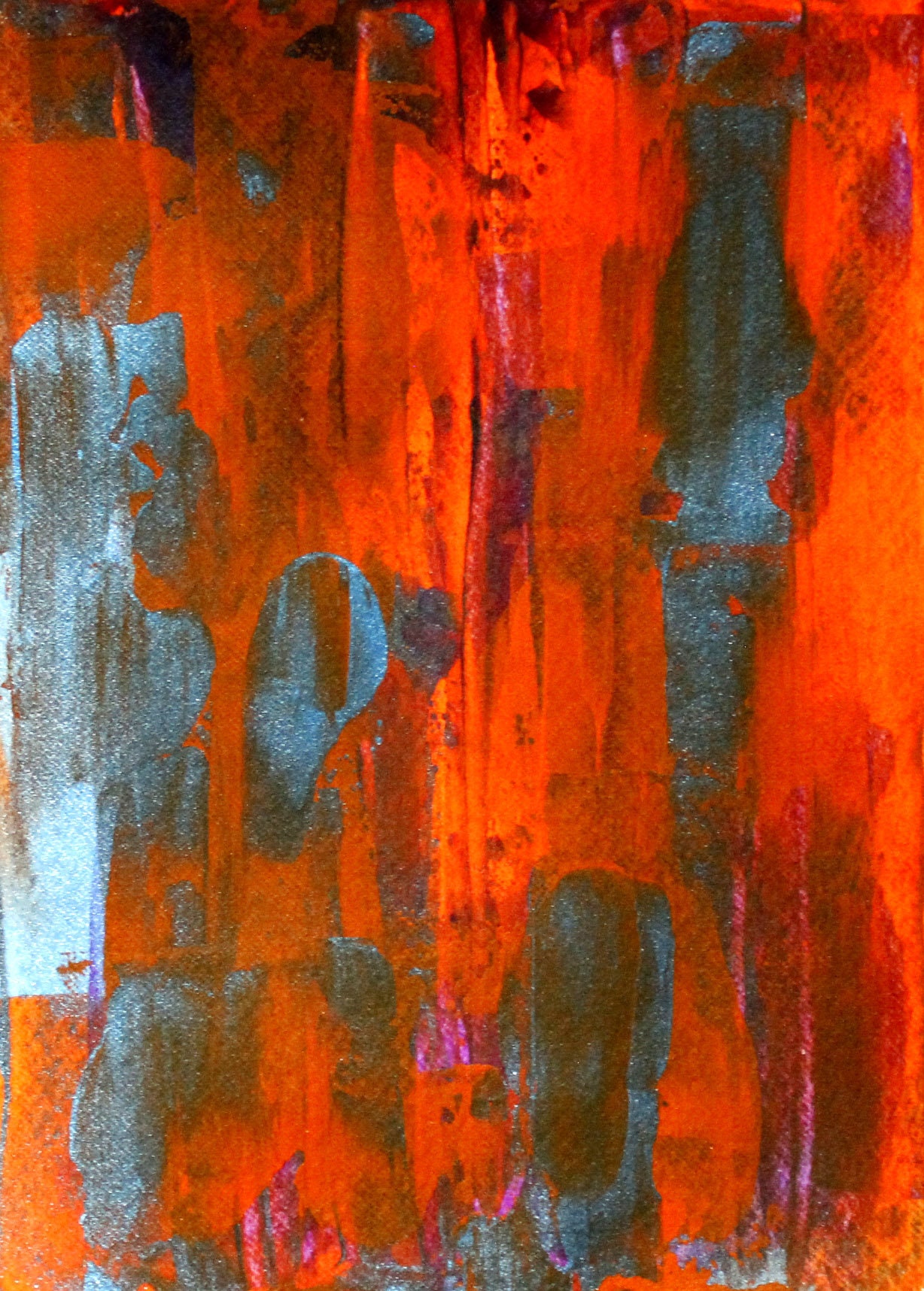 Abstracte kunst Beeldende kunst Hedendaagse kunst Etsy