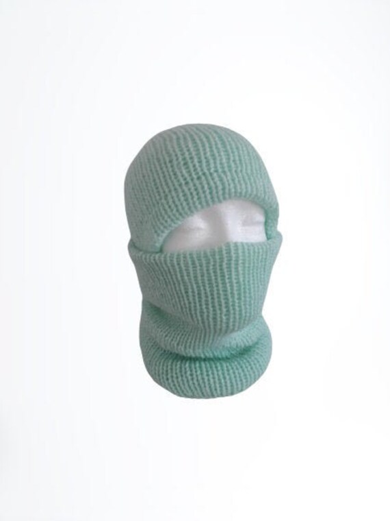 Plain Face Mask Double Layer Neck 