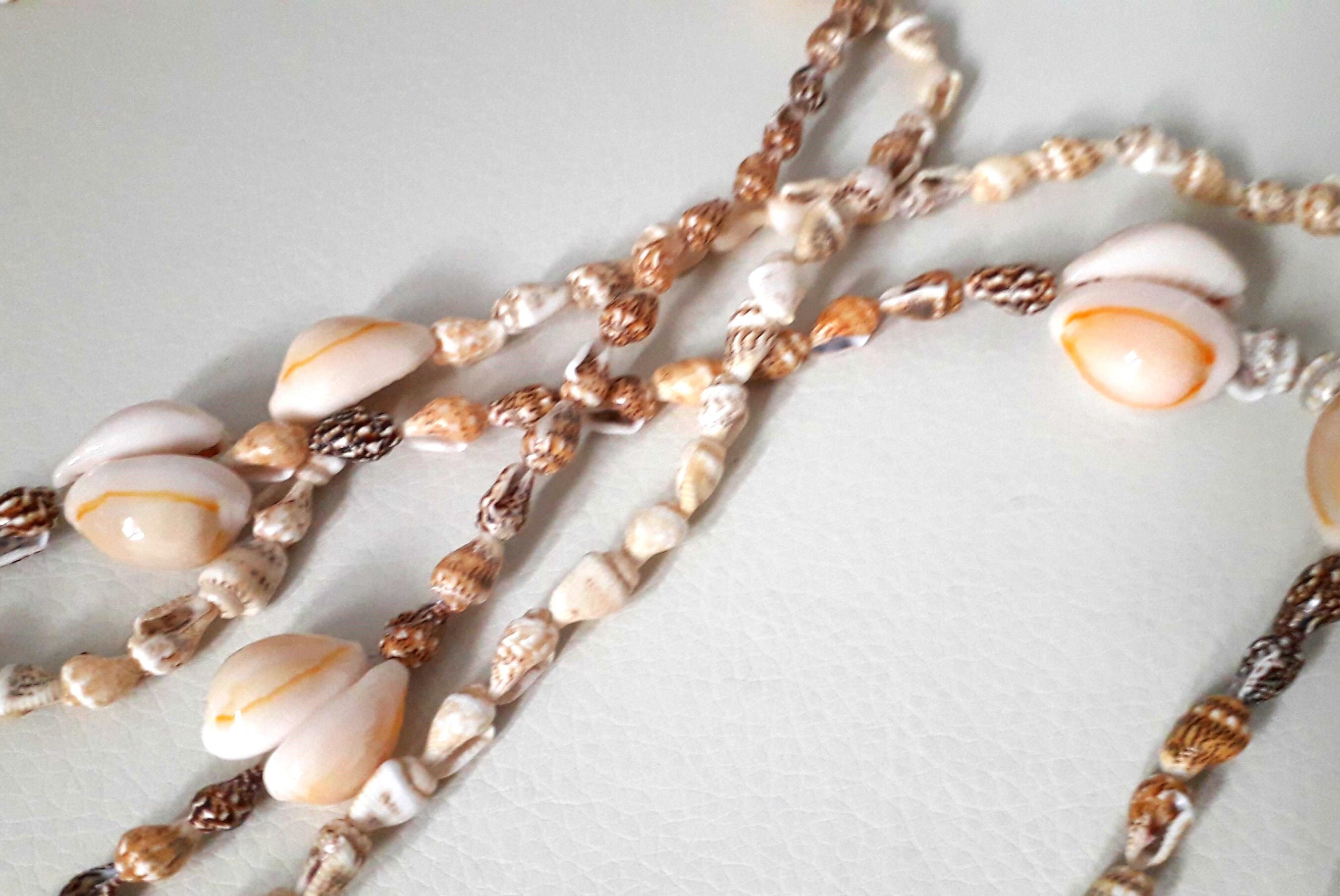 Cowrie Necklace Seashell Pendant Beach Inspired Ocean Themed Etsy