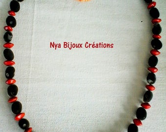 Zanzibar seed and church seed necklace