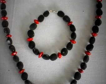Bracelet Artisanal En Graines Larme De Job Et Zanzibar - Bijou Ethnique Naturel - Neuf Avec Étiquette