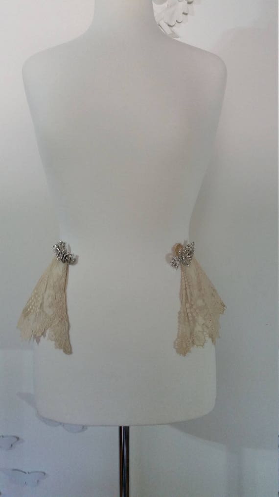 Vintage 1920's early 1930's Lace Collar - image 7