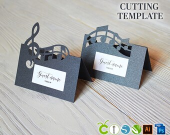 Music Place Cards Etsy