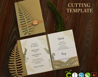 Download Fern Wedding Invite Etsy
