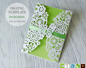 Download Floral Cricut Invite Etsy