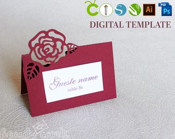 Svg Place Card Etsy