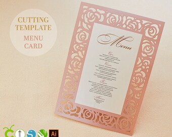 Download Wedding Menu Svg Etsy