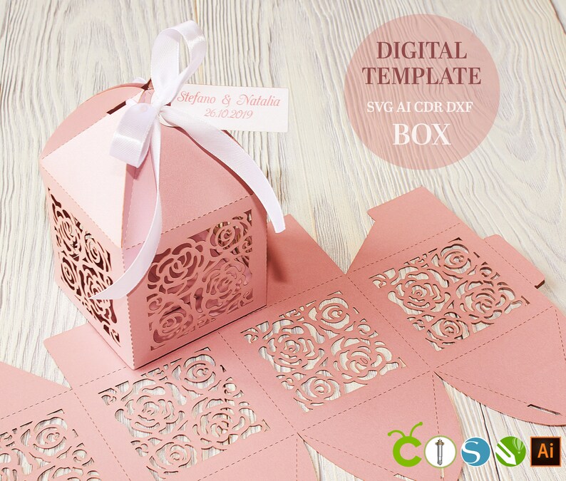 Wedding Favor Box Svg Free - 1285+ File SVG PNG DXF EPS Free - Free SVG