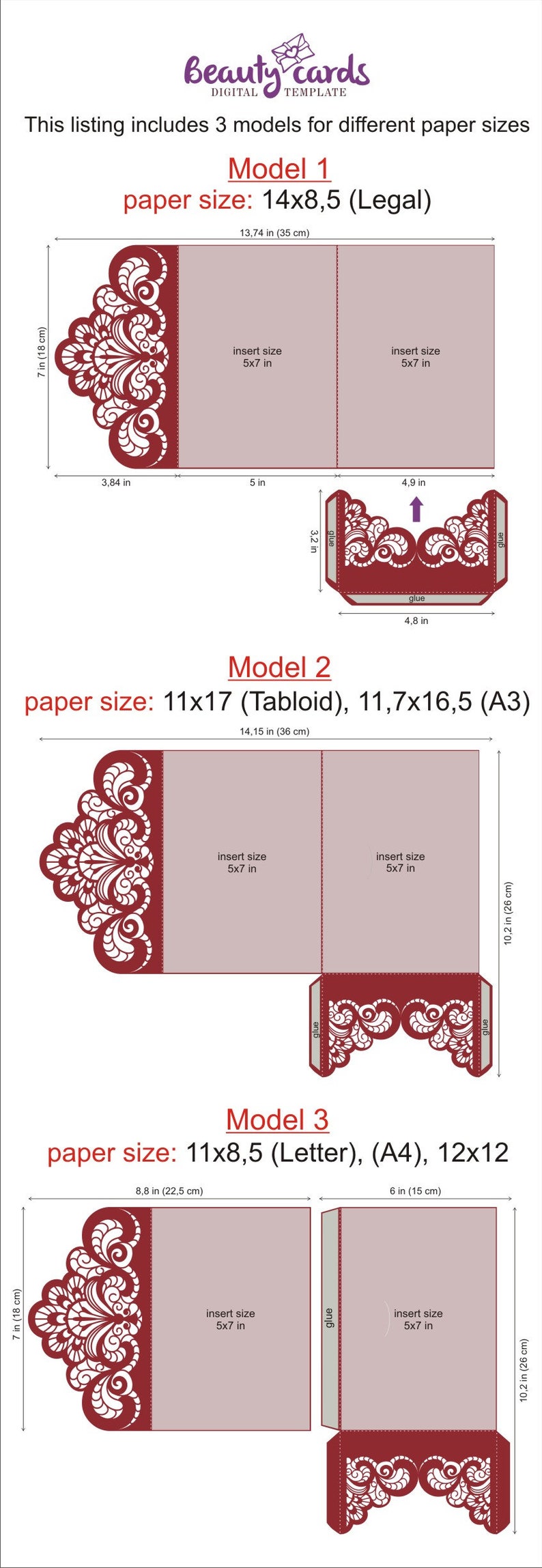 Download Invitation Tri Fold Gate Fold Box Escort Cards Table Numbers Svg Dxf Ai Cdr Set Cricut