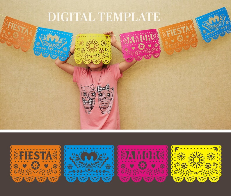 DIY Papel Picado SVG template Mexican Wedding Decorations Etsy DIY Papel Picado SVG template Mexican Wedding Decorations Etsy