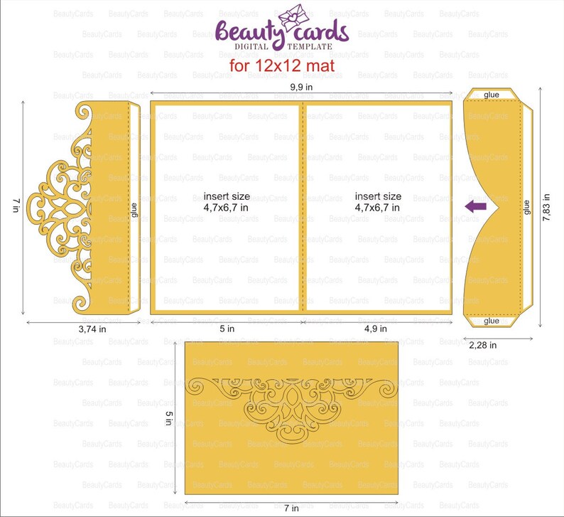 Free Free 290 Tri Fold Template Free Wedding Invitation Svg Files For Cricut SVG PNG EPS DXF File