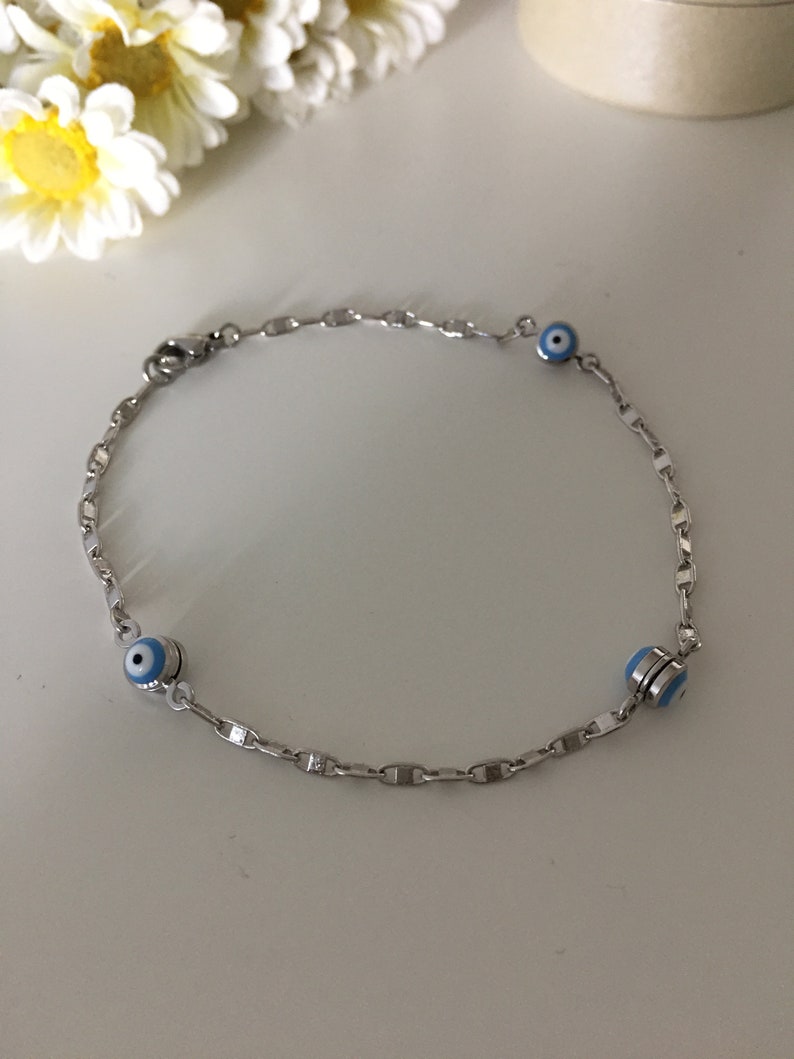 evil eye charm bracelet adjustable bracelet nazar bracelet evil eye jewelry evil eye bracelet turkish evileye bracelet silver evil eye